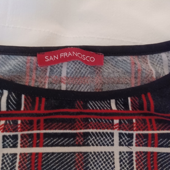 Checkered pattern sweater - Picture 2 of 3